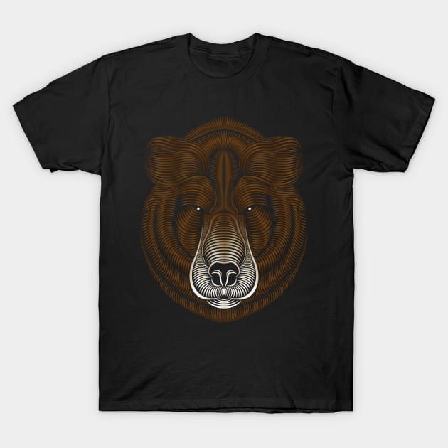 Patrick Seymour • Bear T-Shirt by PatrickSeymour